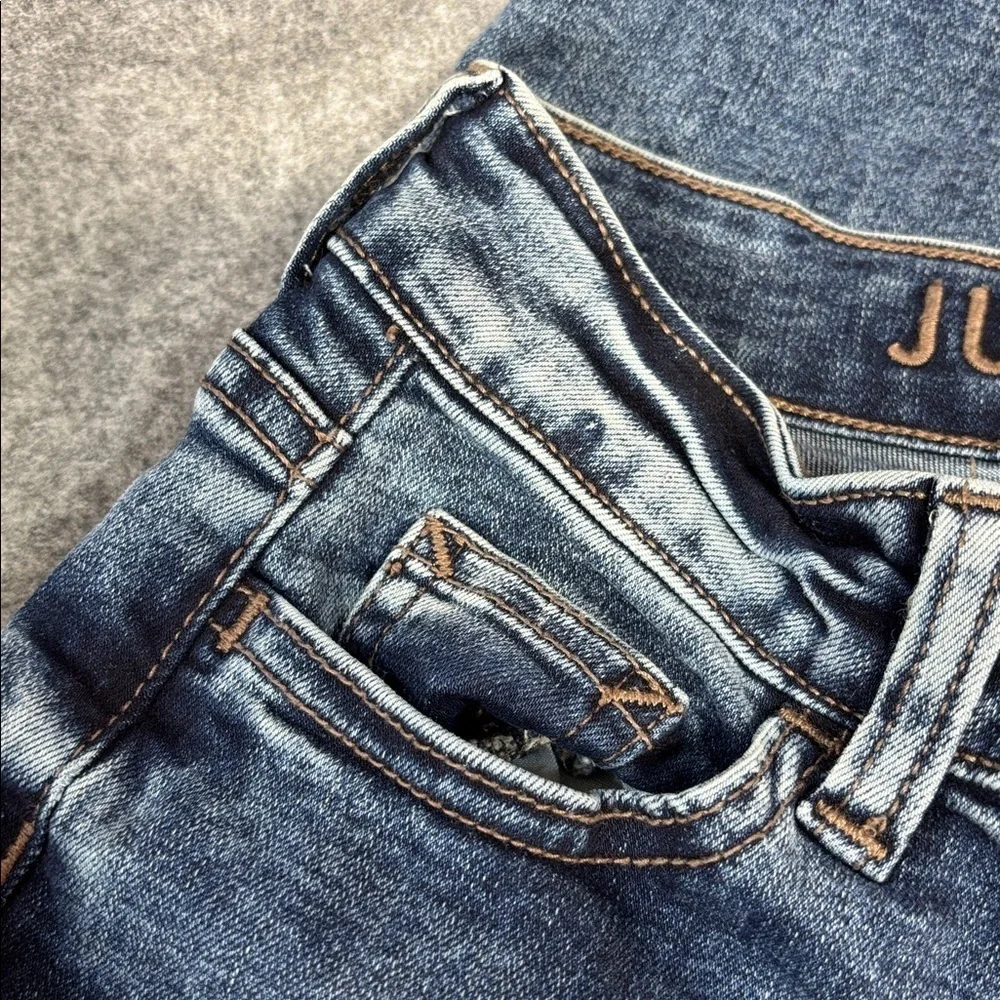 Justice slim girlfriend 5 pocket cotton blend jeans size 8 NWT